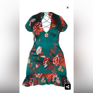 PLT Emerald Green Bodycon Dress